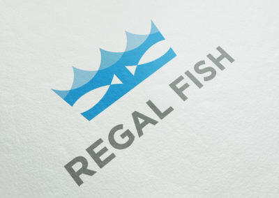 regal fish logo branding